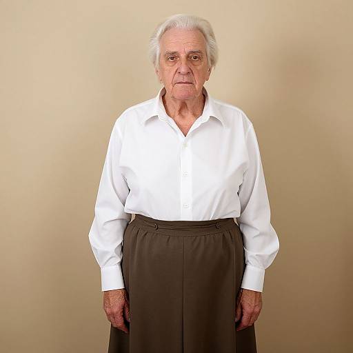 Realistic Portrait of Elderly Man