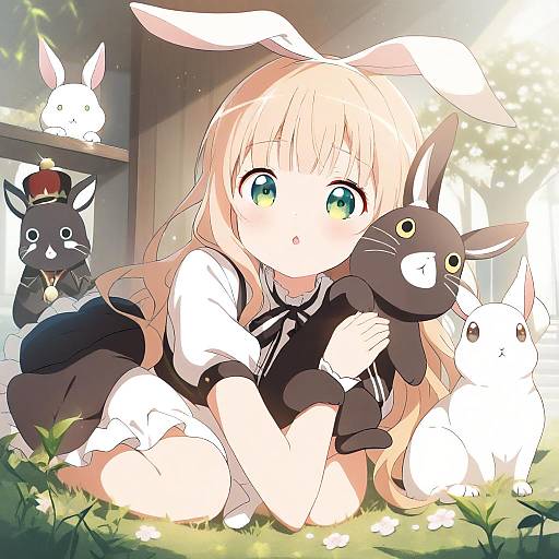 Illustration of Anko (gochiusa), gochuumon wa usagi desu ka? in the style of Tyakomes