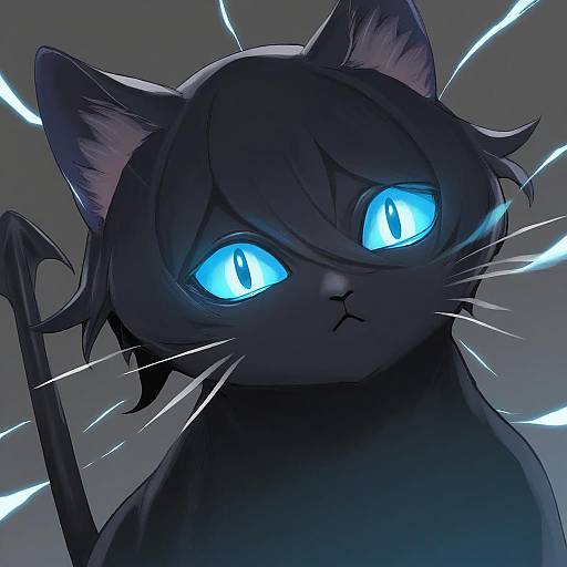 Illustration of Grim (twisted wonderland), twisted wonderland in the style of Shiba itsuki