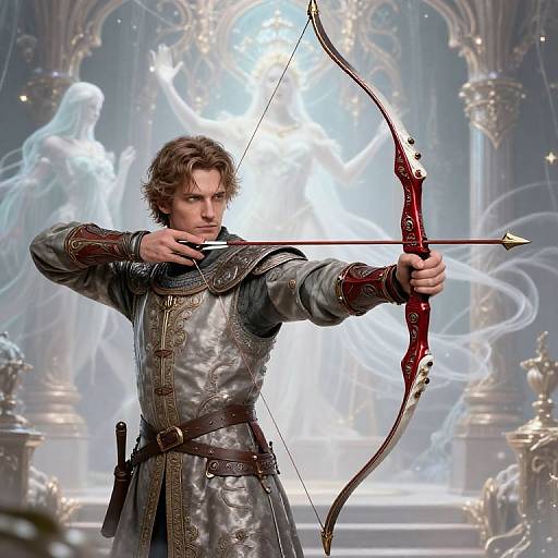 Jay Gatsby as Medieval Archer