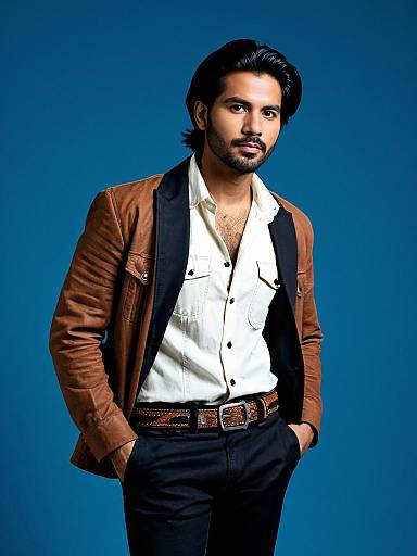 Man in Indo Western Casual Wear