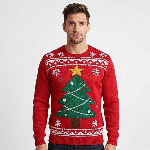 Funny Christmas Tree Sweater Costume