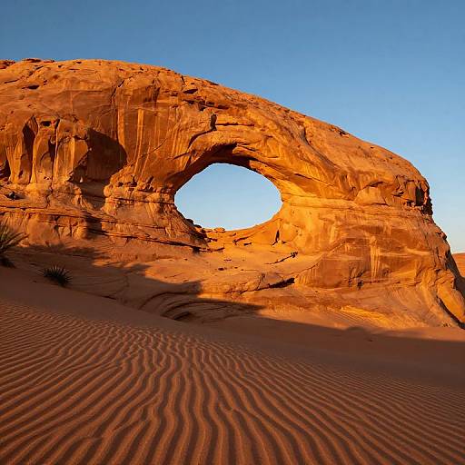 Sunset on Majestic Sandstone Arch