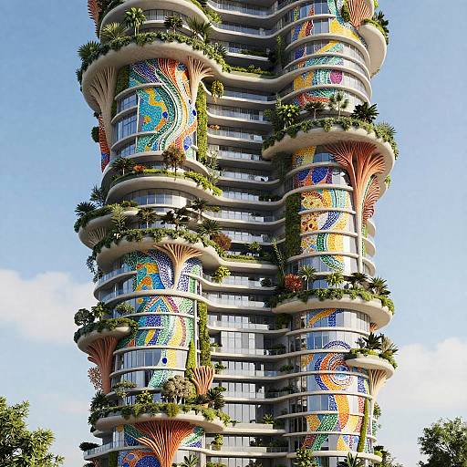 Eco-Friendly Visionary Skyscraper Design