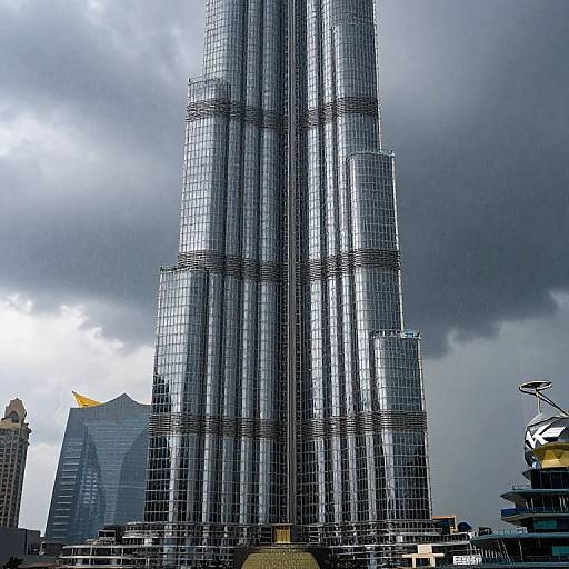 Stormy Afternoon at Burj Khalifa