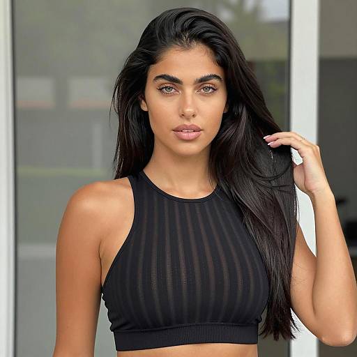 Elegant Portrait of Confident Young Woman