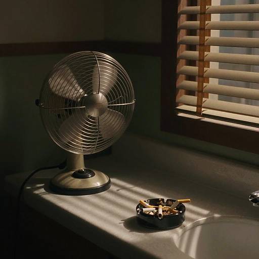 Film Noir Detective Office Scene