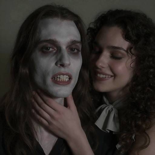 Close-Up Portrait of Unique Duo