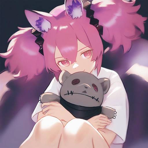 Illustration of Morte (arknights), arknights in the style of Weno