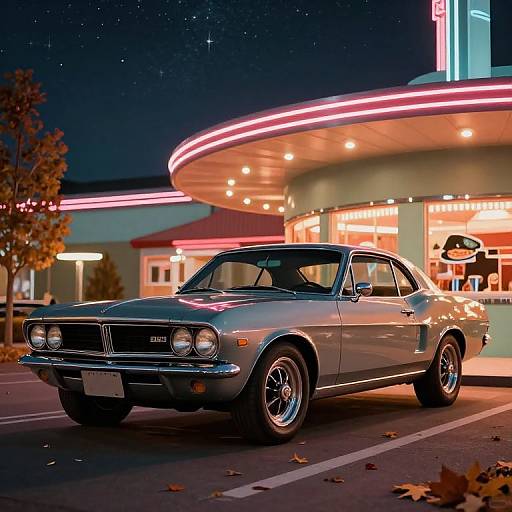 Vintage MG Muscle Car by Retro Diner