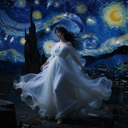 Surreal Fantasy Megalithic Night