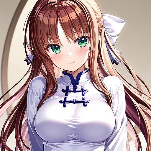 Illustration of Arima miyako, tsukihime in the style of Fujima takuya