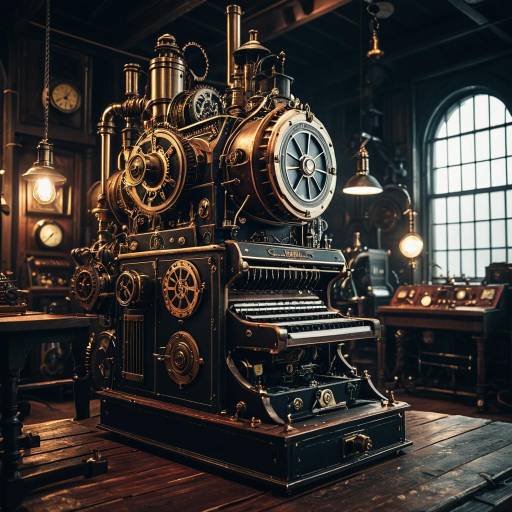 Detailed 10k Volumetric Steampunk Scene