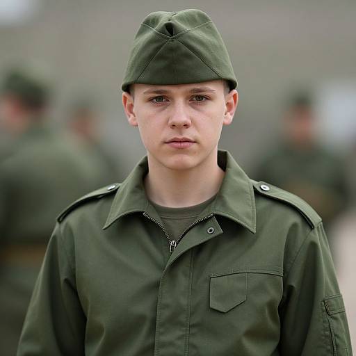 Realistic WWII Soldier Portrait