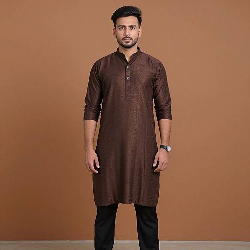 Man in Traditional Kurta Outfit