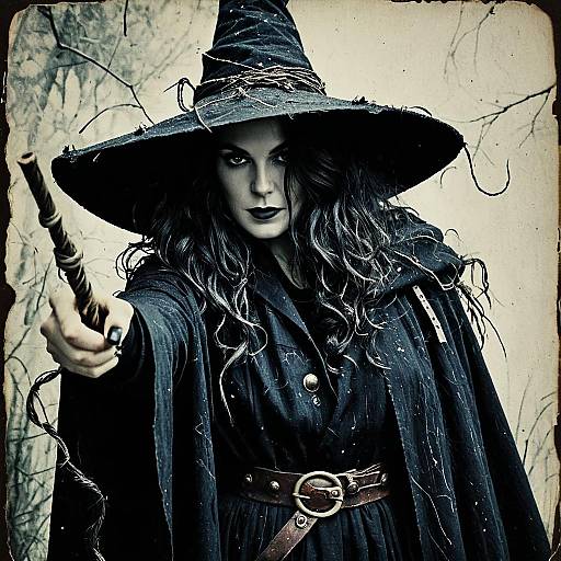 Sinister Witch Pointing Wand