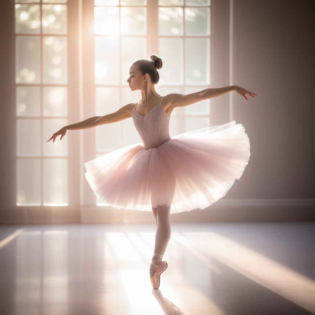 Ethereal Ballerina in Graceful Pose