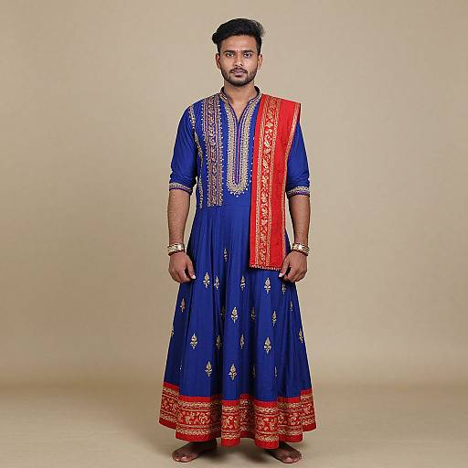 Man in Traditional Sattriya Dress