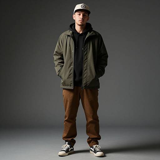 Realistic Hip Hop Male Fashion