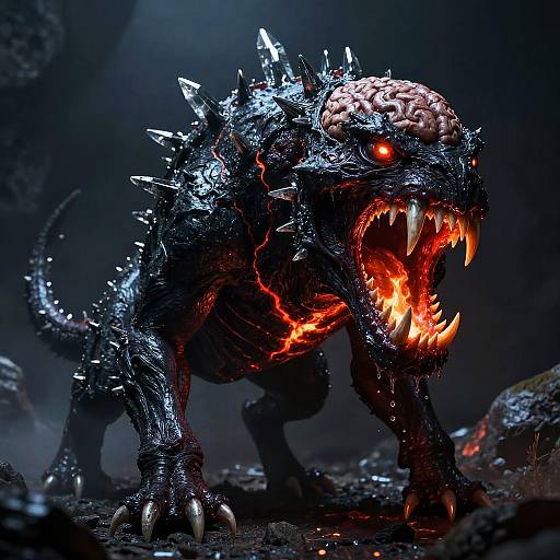 Eldritch Subterranean Beast With Spines