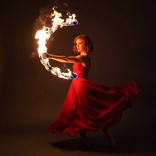 Fiery Dance of the Red-Haired Woman