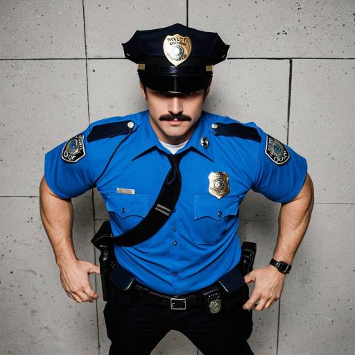 Axe Cop Inspired Male Police Costume