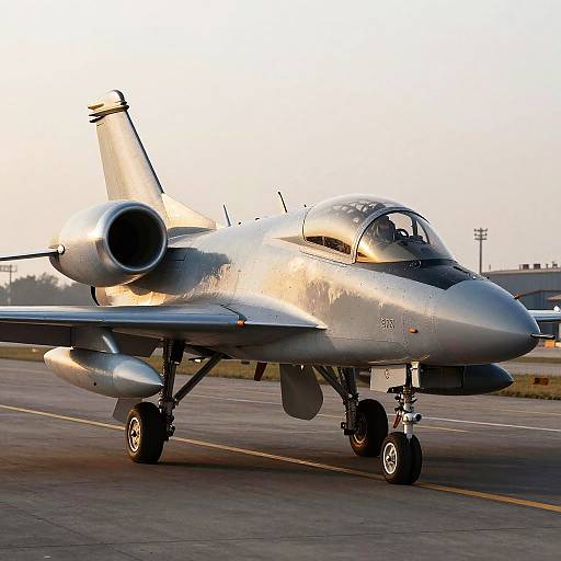 Challenger 75 Jet Fighter at Dawn