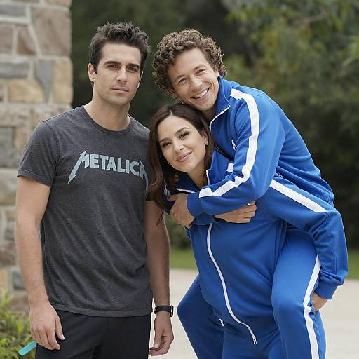 Outdoor Portrait of Three Friends