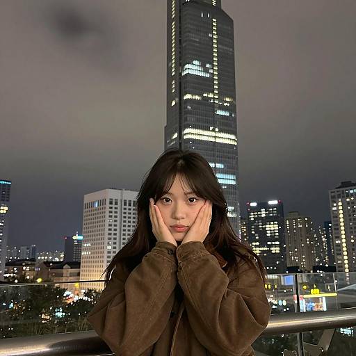 Cinematic Urban Portrait at Night