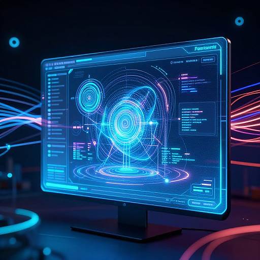 DALL·E 2 AI Interface in Sci-Fi