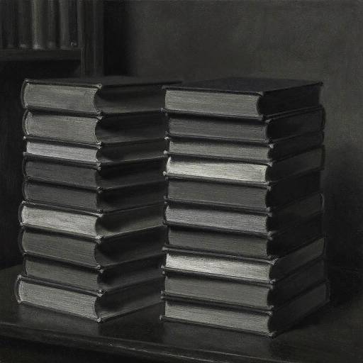 Charcoal Library Scene by Dascanio