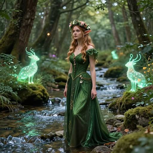 Fantasy Woodland Elf by Enchanted Stream