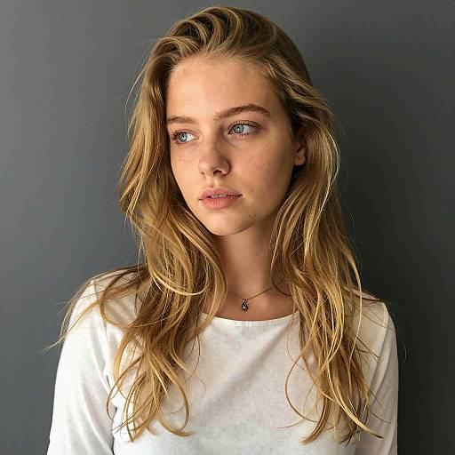 Natural Portrait of a Young Woman