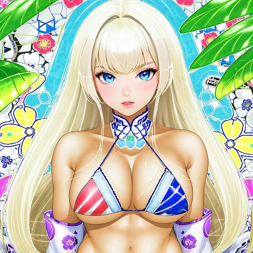 Illustration of Alessandra susu, tokyo 7th sisters in the style of Eho (icbm)