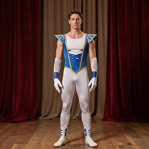 Circus Acrobat Costume Portrait