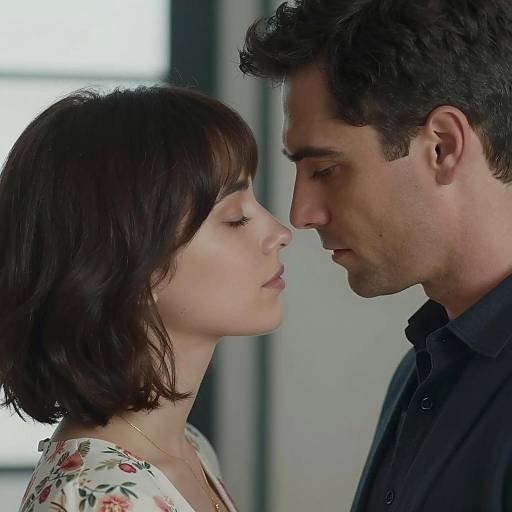 Intimate Moment Between Two Figures