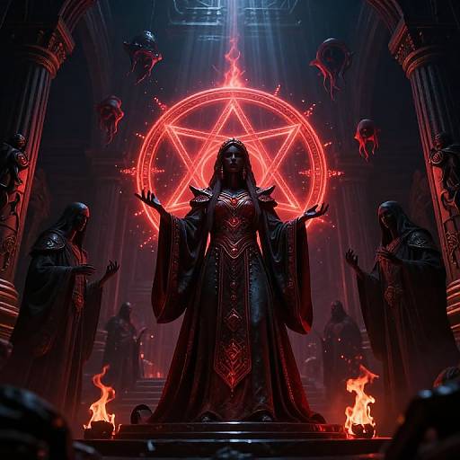 Lilith Invocation in Ancient Temple