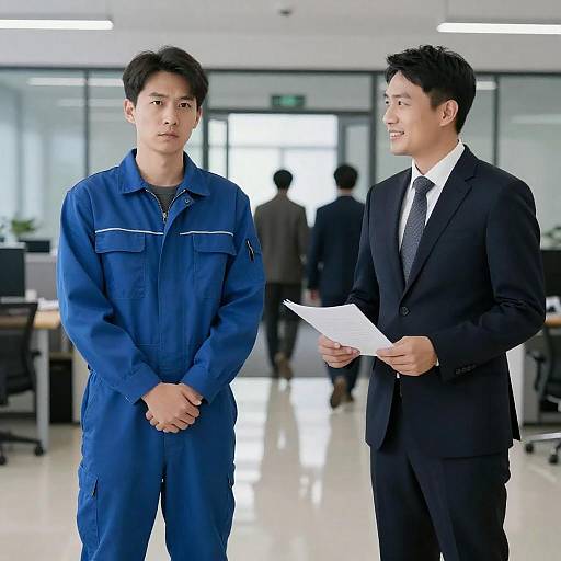 Contrast of Professionalism in Office Environment