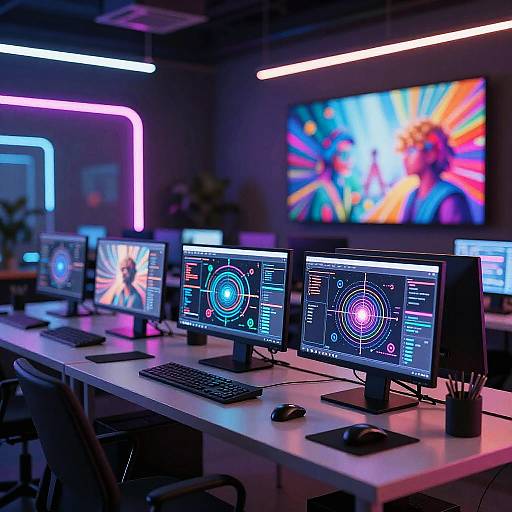 Modern AI Art Generator Workspace