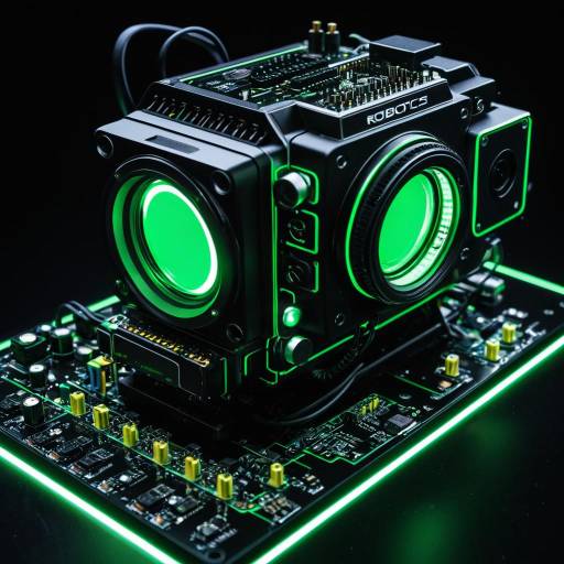 Futuristic Robotics Artwork in Matte Black