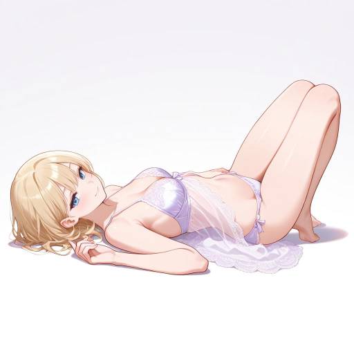Graceful Lady in Lingerie with Stone Graceful Lady in Lingerie with Stone