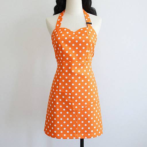 Flirty Sweetheart Retro Dot Apron