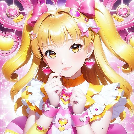 Illustration of Cure pine, precure in the style of Fantongjun