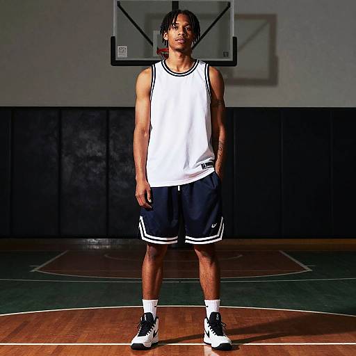 Energetic Young Basketball Streetwear