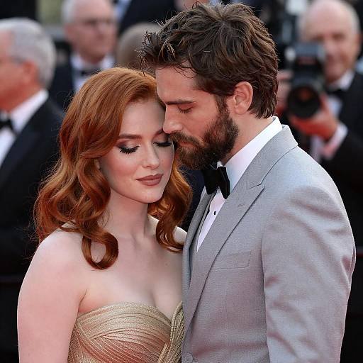 Intimate Portrait of Elegance and Connection