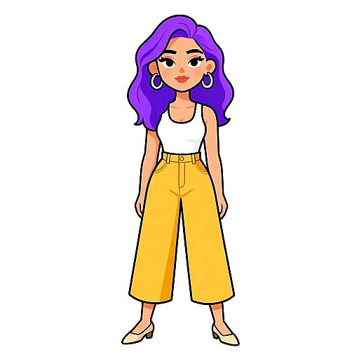 Stylish Woman in Casual Chic Outfit