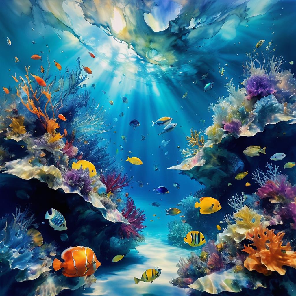 Vibrant Underwater Wonders by Christy Lee Rogers