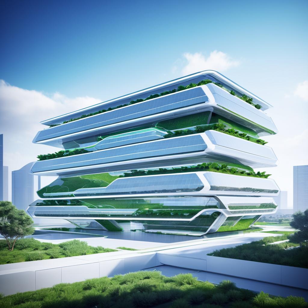 Sleek Futuristic Headquarters for CloudCorp