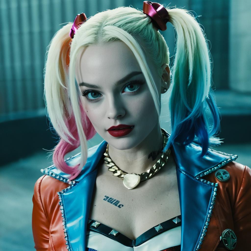 Margot Robbie as Harley Quinn in 2016