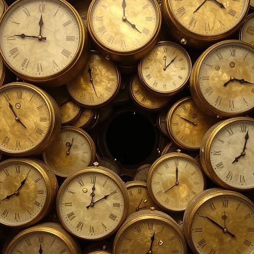 Enigmatic Golden Clocks of Eternity
